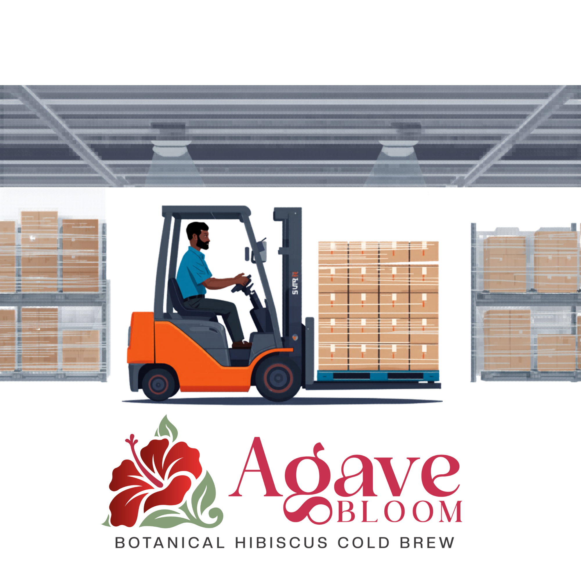 Agave Bloom: Botanical Hibiscus Cold Brew (Pallet)